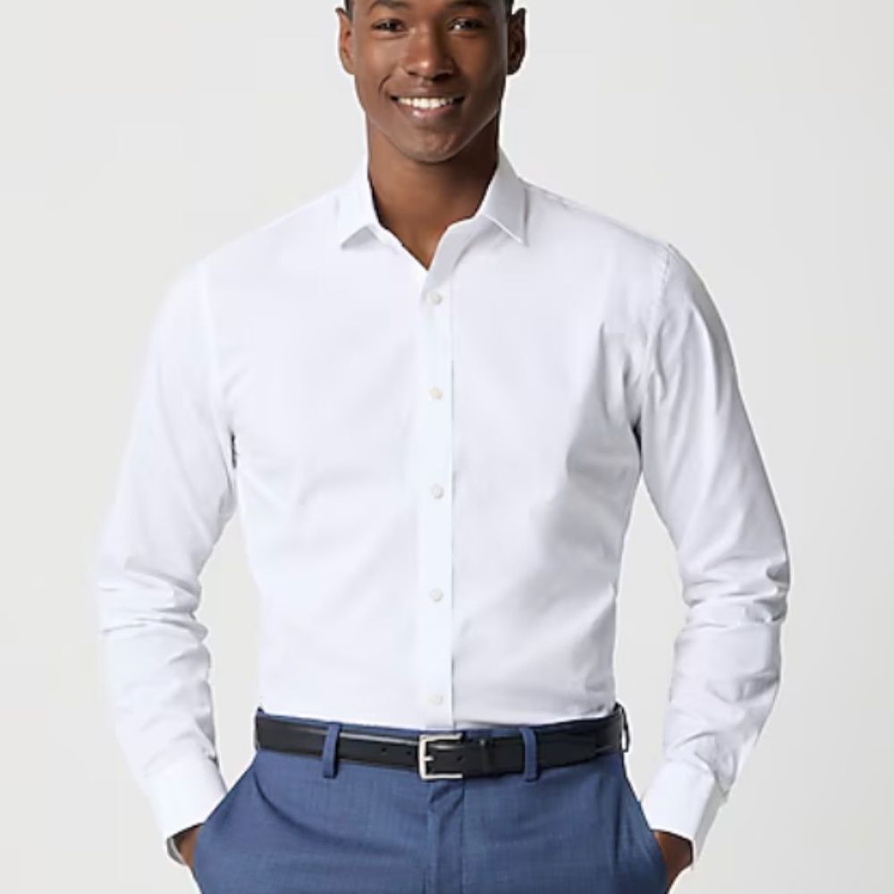 J. Crew Factory Tailored performance dress shirt • size 16/36 • NWT • CB001